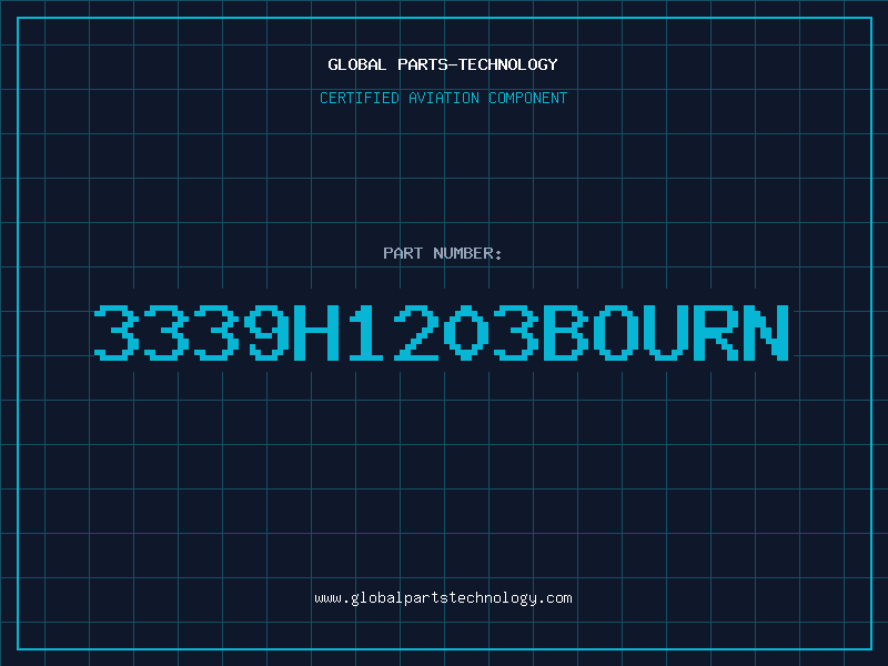 Aviation Part 3339H1203BOURN