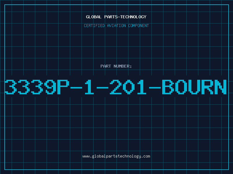 Aviation Part 3339P-1-201-BOURN