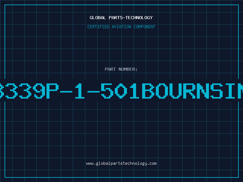 Aviation Part 3339P-1-501BOURNSIN