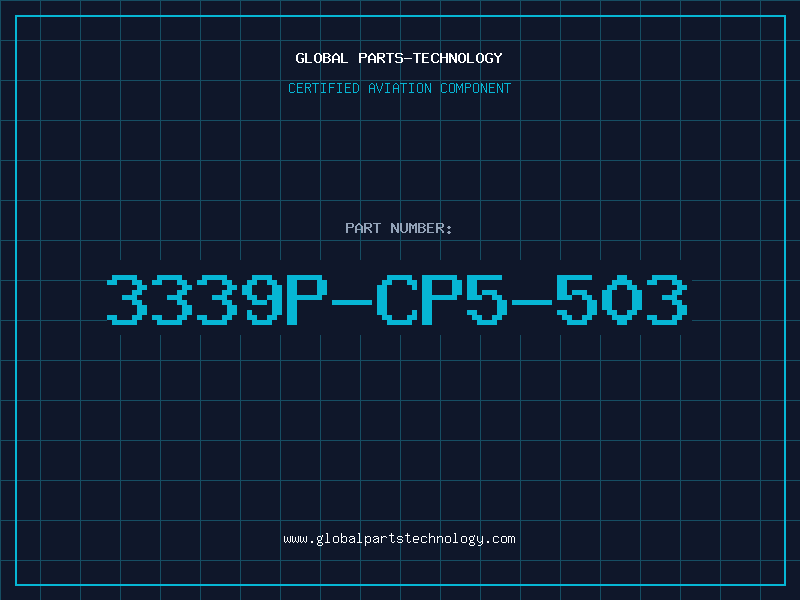 Aviation Part 3339P-CP5-503