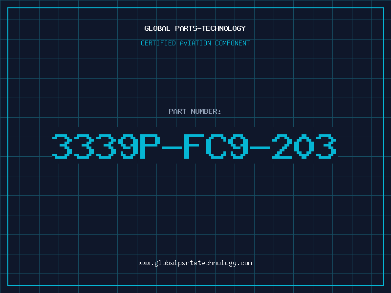Aviation Part 3339P-FC9-203