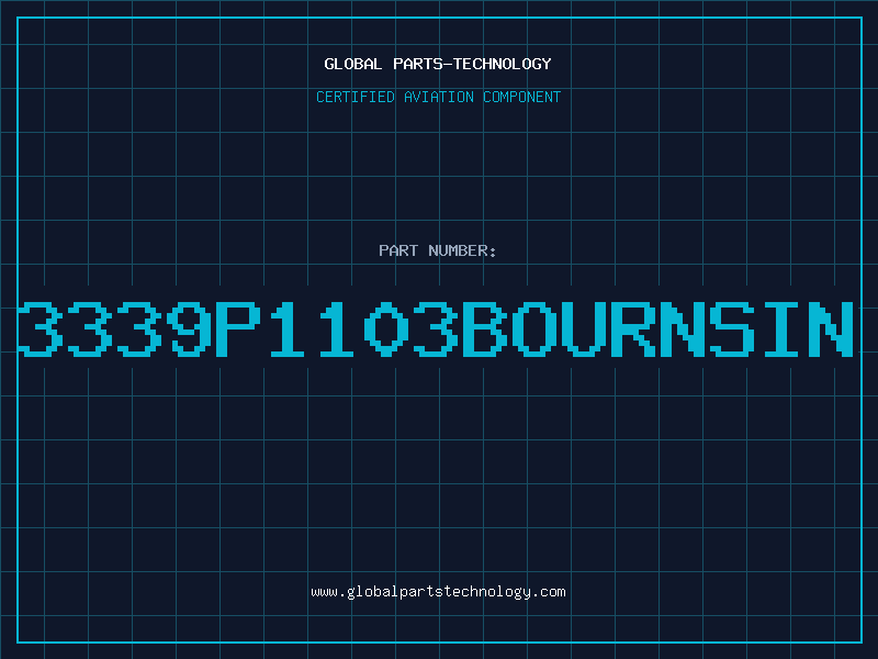 Aviation Part 3339P1103BOURNSIN