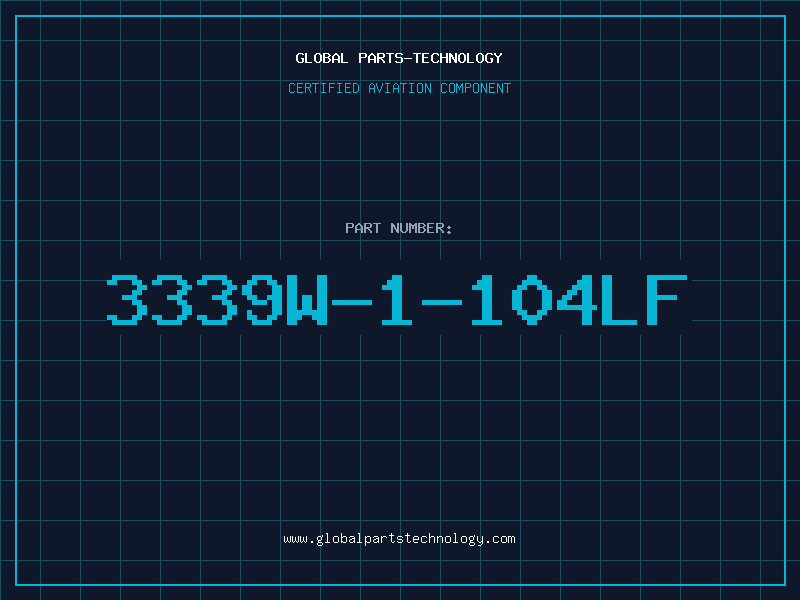 Aviation Part 3339W-1-104LF