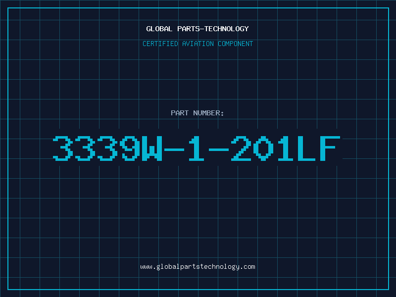 Aviation Part 3339W-1-201LF