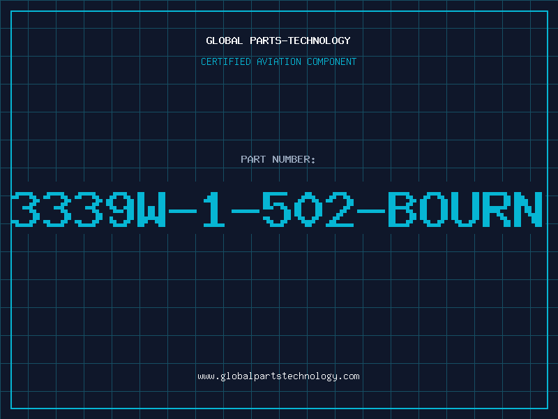 Aviation Part 3339W-1-502-BOURN