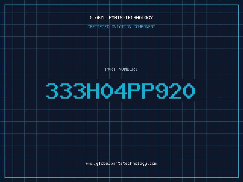 Aviation Part 333H04PP920