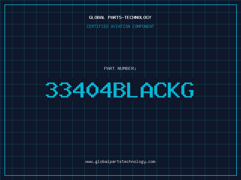 Aviation Part 33404BLACKG