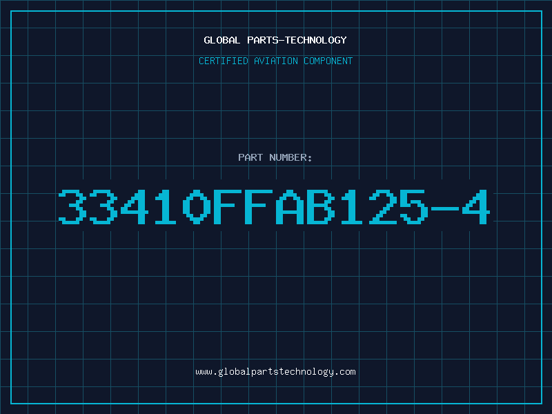 Aviation Part 33410FFAB125-4