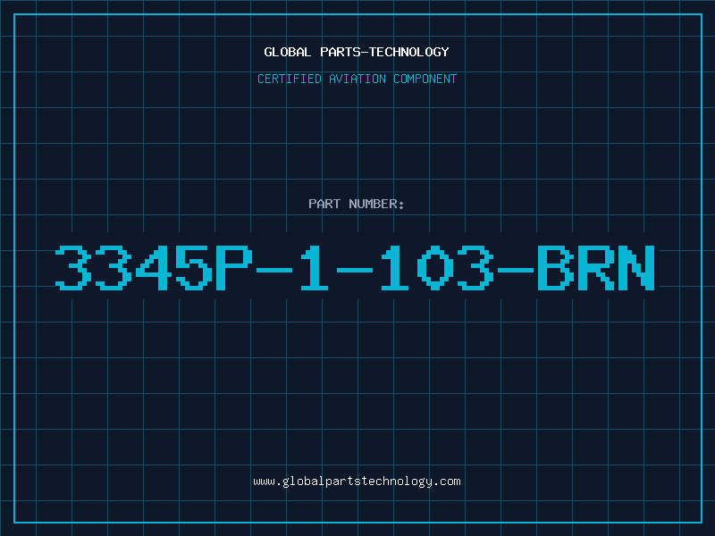 Aviation Part 3345P-1-103-BRN