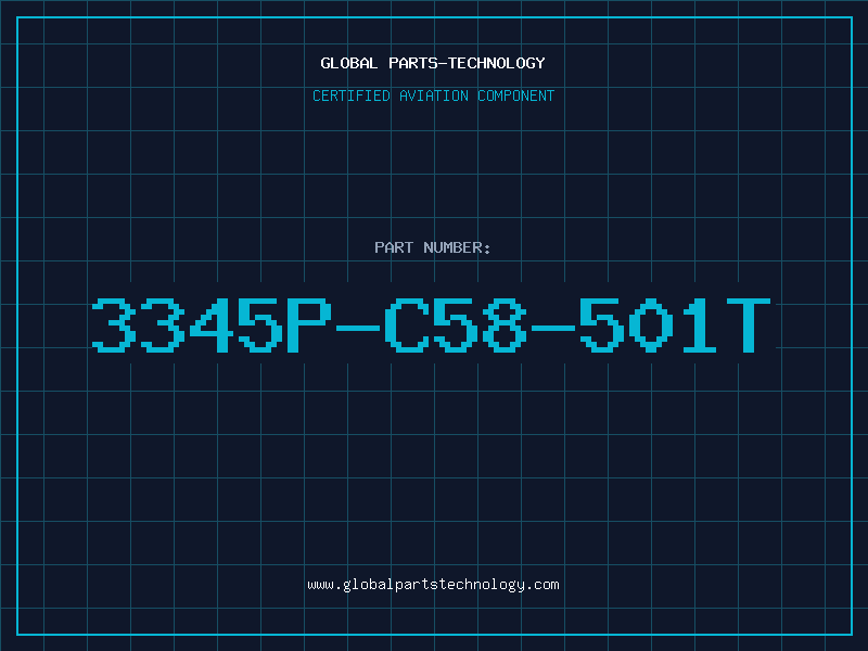 Aviation Part 3345P-C58-501T