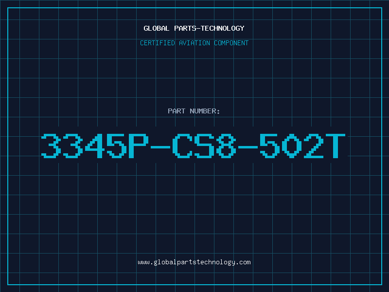 Aviation Part 3345P-CS8-502T