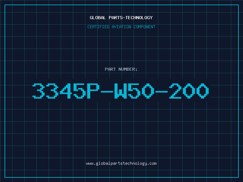 Aviation Part 3345P-W50-200