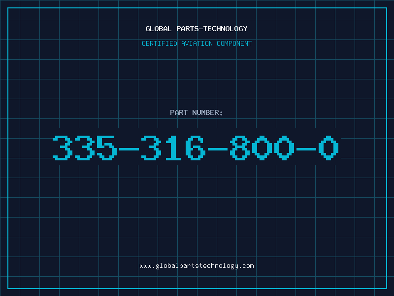 Aviation Part 335-316-800-0