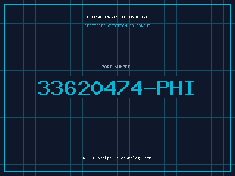 Aviation Part 33620474-PHI