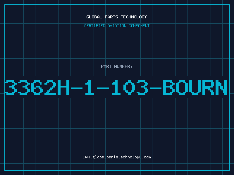 Aviation Part 3362H-1-103-BOURN