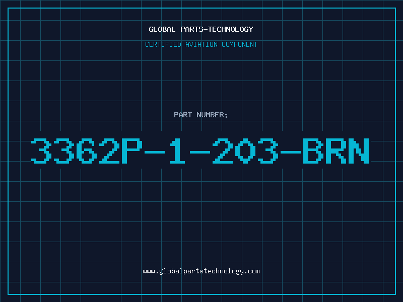 Aviation Part 3362P-1-203-BRN