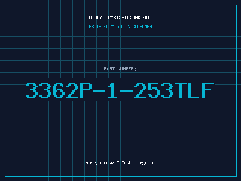 Aviation Part 3362P-1-253TLF