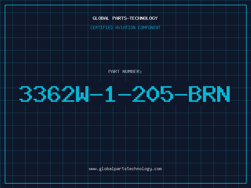 Aviation Part 3362W-1-205-BRN