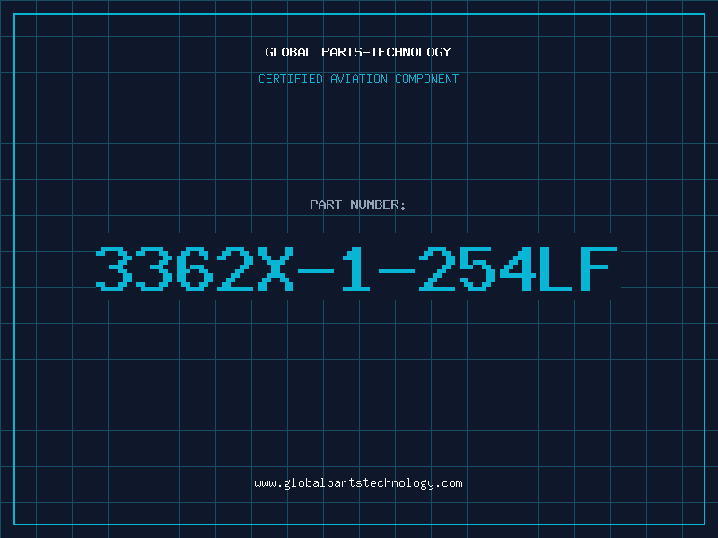 Aviation Part 3362X-1-254LF