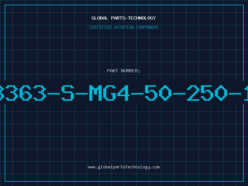Aviation Part 3363-S-MG4-50-250-1