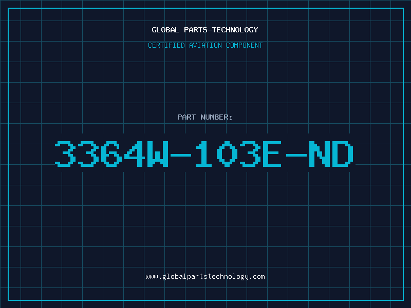 Aviation Part 3364W-103E-ND