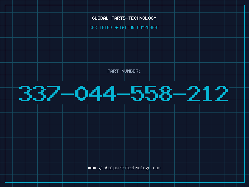 Aviation Part 337-044-558-212