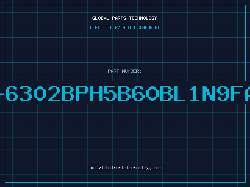 Aviation Part 3372-6302BPH5B60BL1N9FAP600