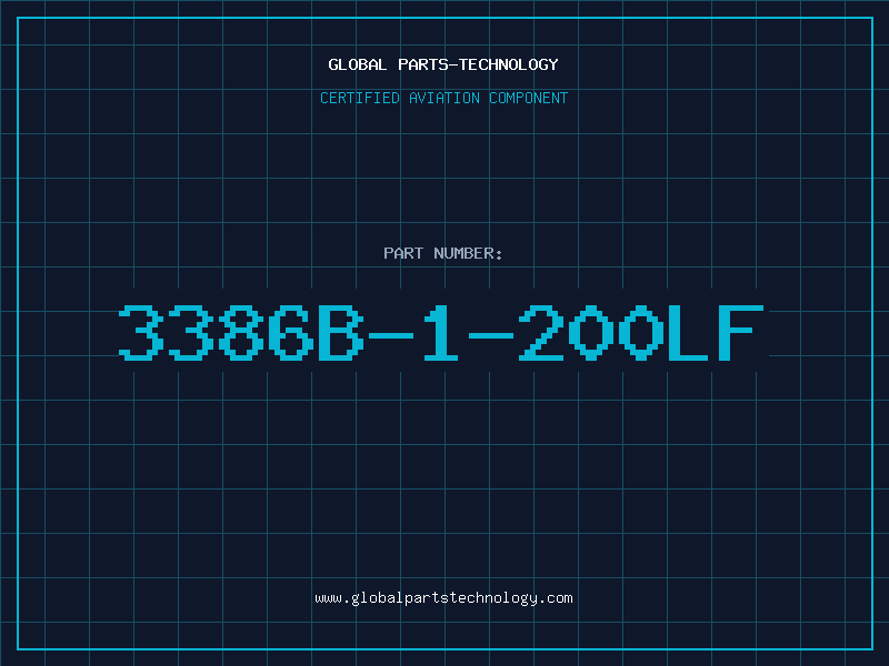 Aviation Part 3386B-1-200LF