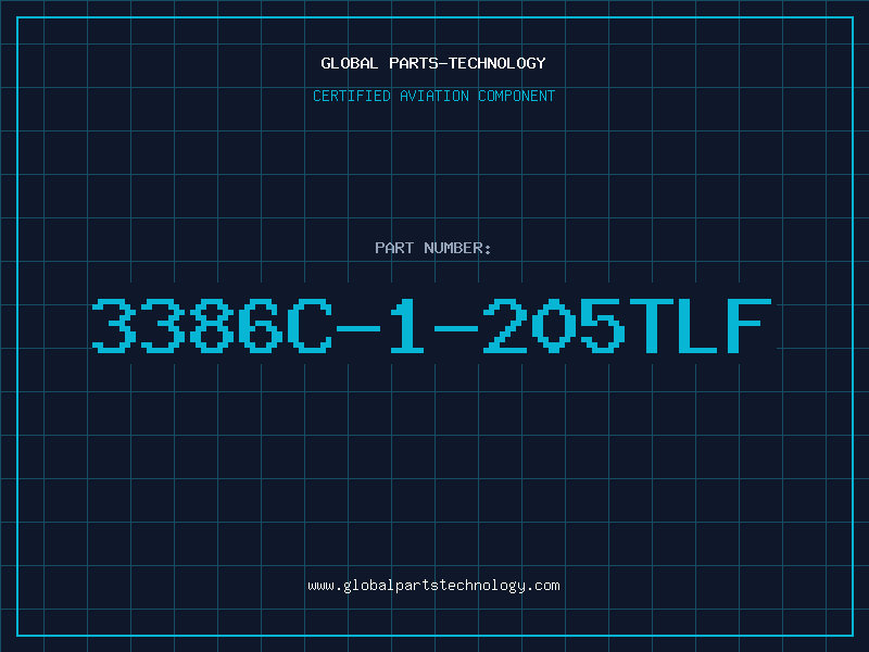 Aviation Part 3386C-1-205TLF