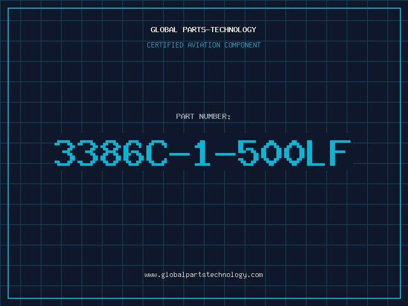 Aviation Part 3386C-1-500LF