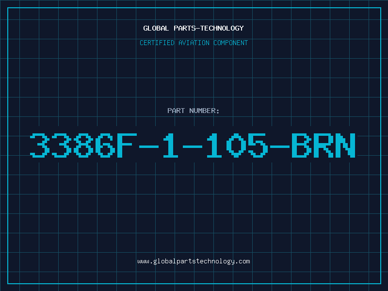 Aviation Part 3386F-1-105-BRN