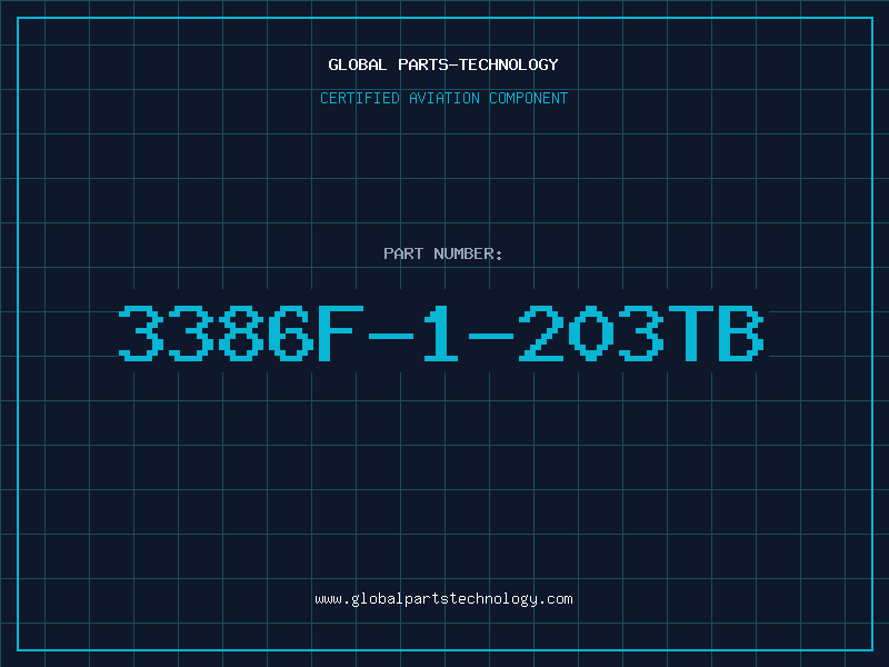 Aviation Part 3386F-1-203TB