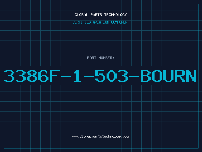Aviation Part 3386F-1-503-BOURN
