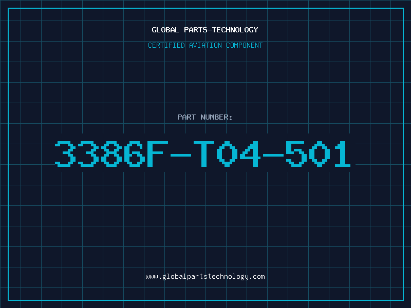 Aviation Part 3386F-T04-501