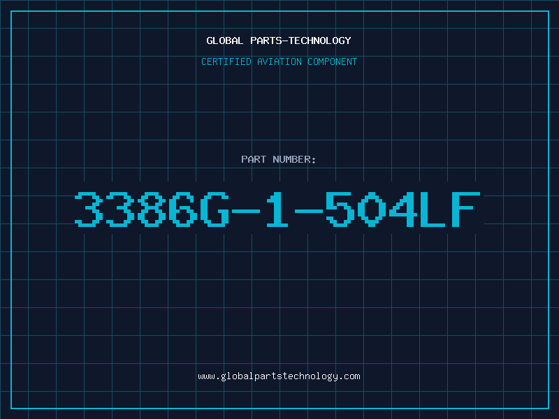 Aviation Part 3386G-1-504LF