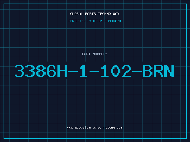 Aviation Part 3386H-1-102-BRN