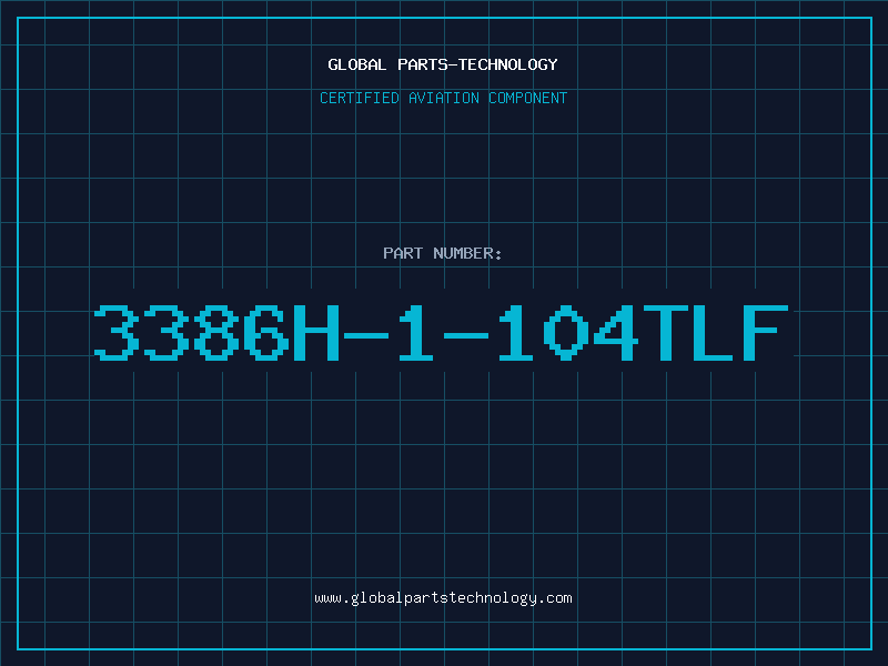 Aviation Part 3386H-1-104TLF