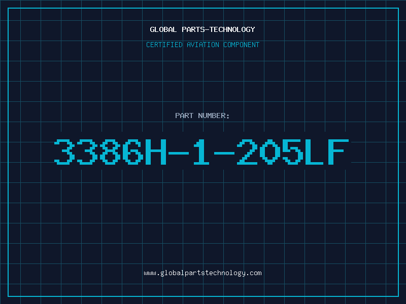 Aviation Part 3386H-1-205LF