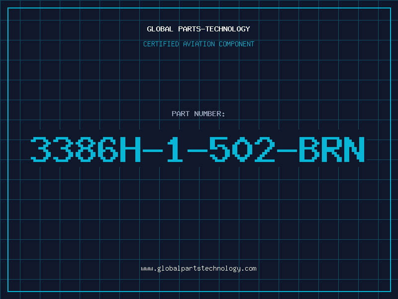 Aviation Part 3386H-1-502-BRN
