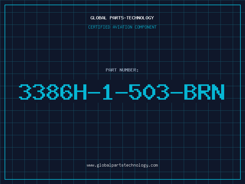 Aviation Part 3386H-1-503-BRN