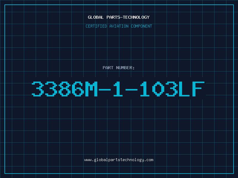 Aviation Part 3386M-1-103LF