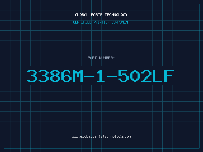 Aviation Part 3386M-1-502LF