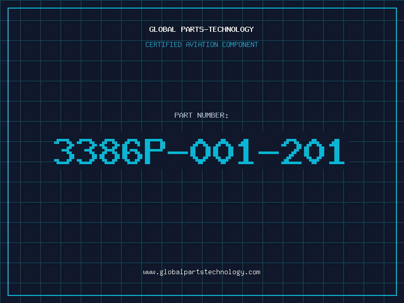 Aviation Part 3386P-001-201