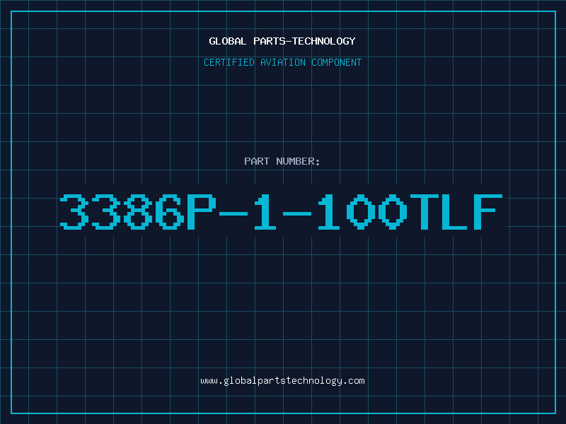 Aviation Part 3386P-1-100TLF