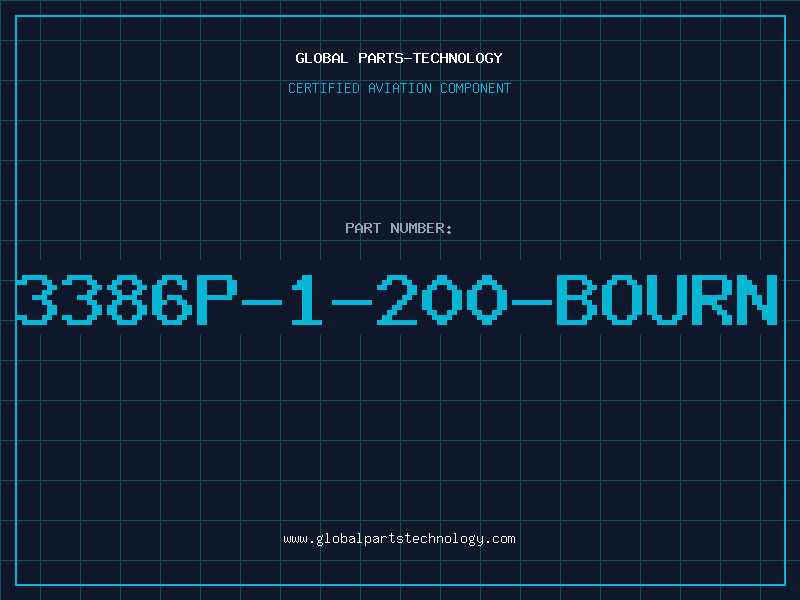 Aviation Part 3386P-1-200-BOURN