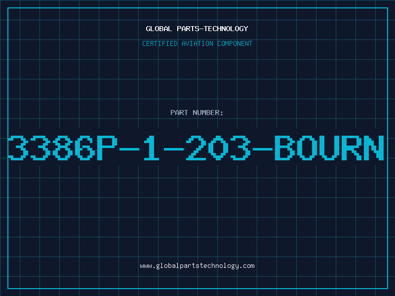 Aviation Part 3386P-1-203-BOURN