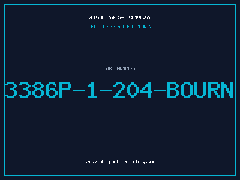 Aviation Part 3386P-1-204-BOURN
