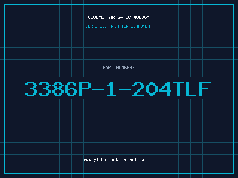 Aviation Part 3386P-1-204TLF