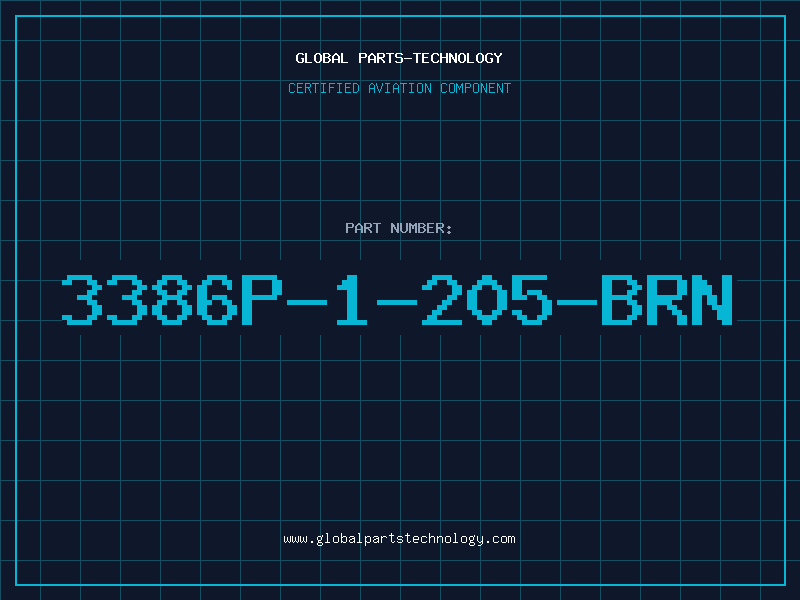 Aviation Part 3386P-1-205-BRN