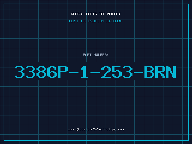 Aviation Part 3386P-1-253-BRN